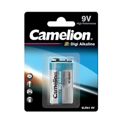 Afbeelding van Battery Camelion Digi Alkaline 9V 6LR61 (1 Pcs.)