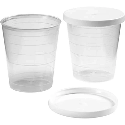 Afbeelding van MINI BECHER MIT DECKEL, 30 ML,
