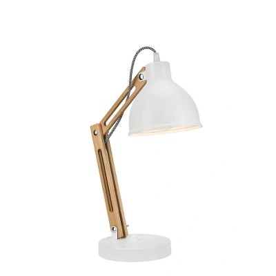 Afbeelding van Lamkur Tafellamp Skansen, instelbaar, wit