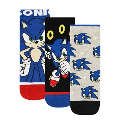 Afbeelding van Sonic The Hedgehog Jongens Sokken set van 3 Veelkleurig 24 26
