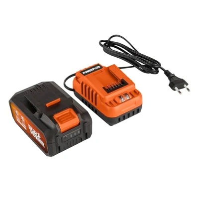 Afbeelding van Dual power SET Accu en lader POWDP90640 20 V Batterij 2x20V 5.0/2.5Ah