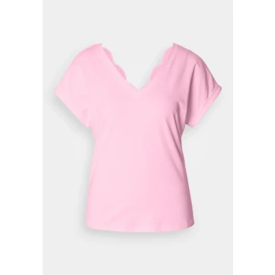 Afbeelding van Morgan Dorine Tshirt print, Dames, Maat: Large, Rose indien
