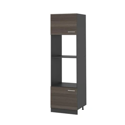 Afbeelding van Vicco Magnetronkast R Line, Edel grijs/Antraciet, 60 cm