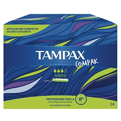 Afbeelding van Tampax Compak Super x24 pads met applicator