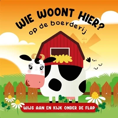 Afbeelding van Wie woont hier? Op de boerderij (Hardback)
