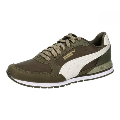 Afbeelding van PUMA Sneaker St Runner V3 Nl uniseks volwassene Low top , Dark Olive Vapor Grey 36 EU