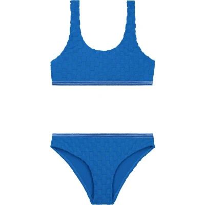 Afbeelding van Shiwi meisjes RUBY bikini check structure electric blue