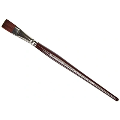 Afbeelding van Winsor &amp; Newton Galeria Acrylverf Penseel One Stroke Platte vorm kort steel 13mm