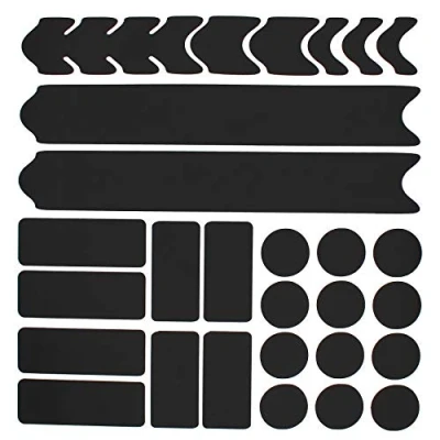 Afbeelding van AlphaShield Framebescherming fiets, foliestickers, carbon, voor MTB/BMX, lakbescherming, K099, K100