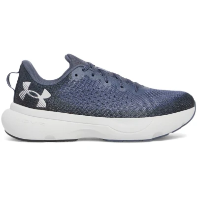 Afbeelding van Under Armour Infinite Hardloopschoenen voor op de weg, Heren, Maat: 41, Downpour gray/black/white Textiel/ synthetisch