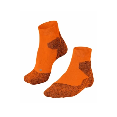 Afbeelding van FALKE RU Trail Hardloopsokken anti blaren, lichte padding functioneel garen sportsokken heren oranje Maat 42 43
