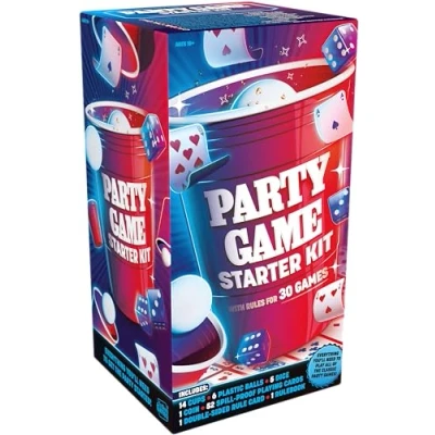 Afbeelding van Goliath Party Game Starter Pack Actiespel Partyspel Drankspel 30 verschillende spellen in 1 verpakking!