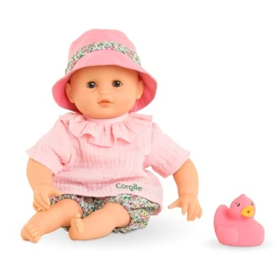 Afbeelding van Corolle badpop coralie met badeend bloomer, 30cm