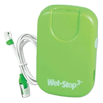 Afbeelding van Nat Stop3 groen beddengoed Enuresis Alarm met geluid en trillingen, Vochtsensor voor jongens of meisjes