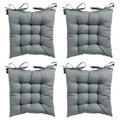 Afbeelding van Madison Toscane Kussen Basic Grey 46x46 Grijs 4 Stuks