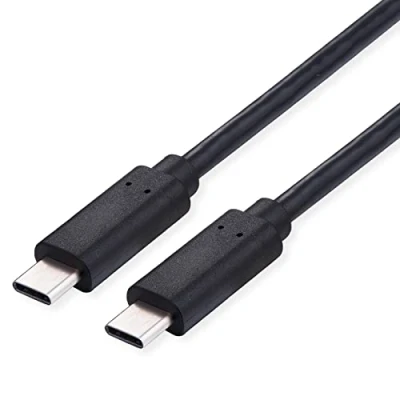 Afbeelding van VALUE USB 2.0 Kabel, C C, M/M, 100W, zwart, 1 m