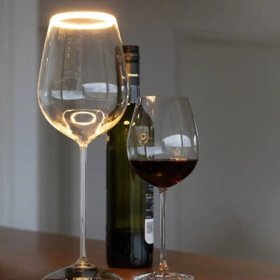 Afbeelding van Segula LED lamp Drijvende rode wijn helder, E27 5 W 922