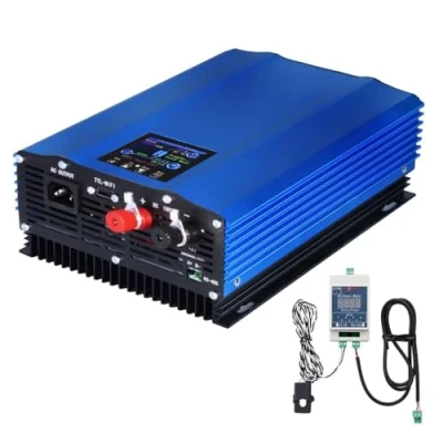 Afbeelding van PMSUN 1200 W netgekoppelde omvormer, vermogensbegrenzer LCD DC55 90 V zonne ingang AC 230 zuivere sinusuitgang