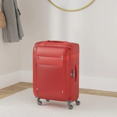 Afbeelding van Samsonite Citybeat Spinner 66 Exp red Zachte koffer