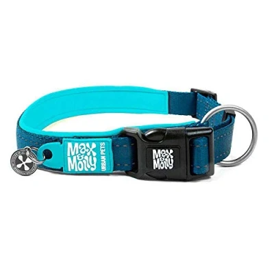 Afbeelding van Max &amp; Molly Smart ID Halsband Blauw M