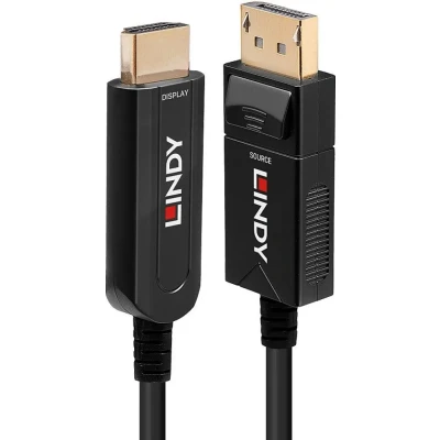 Afbeelding van Lindy 38494 video kabel adapter 50 m DisplayPort HDMI Type A (Standaard) Zwart