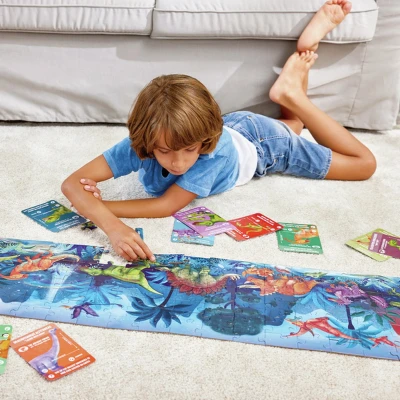 Afbeelding van Hape puzzel dinosaurus glow in the dark 1,5 m