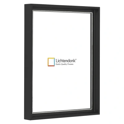 Afbeelding van Fotolijst Zwart/Zilver 10x15 cm
