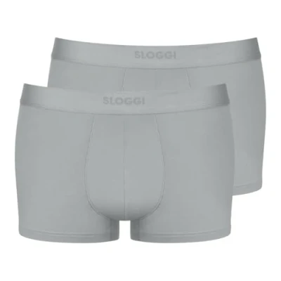 Afbeelding van Sloggi Herenslips 2P Men Ever Ease Shorts Grijs katoen XX Large Heren