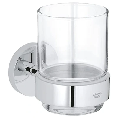 Afbeelding van GROHE QuickFix Start glas met houder