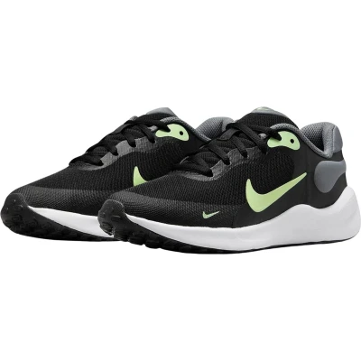 Afbeelding van Nike Performance Revolution 7 Hardloopschoenen competitie voor kinderen, Maat: 36.5, Black/barely volt/smoke grey/white Textiel/ synthetisch