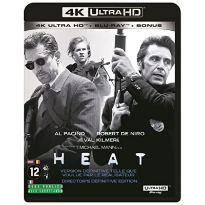 Afbeelding van Heat (4K Ultra HD Blu ray) (Import geen NL ondertiteling)