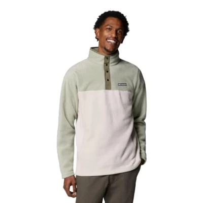 Afbeelding van Columbia Men&#039;s Steens Mountain Half Snap 2, Fleece Pull Over, Dark Stone/Safari, M