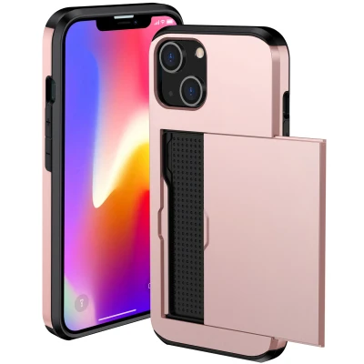 Afbeelding van Apple iPhone 13 Hoesje Kunststof iMoshion Hardcase/Backcover Rosé goud Telefoonhoesje