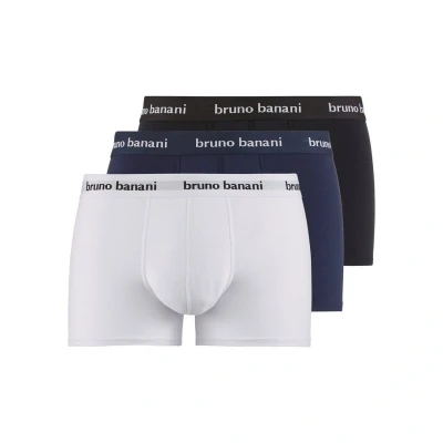 Afbeelding van Bruno Banani 3ER Packeasy LIFE Onderbroeken, Heren, Maat: Small, Weiß blau schwarz