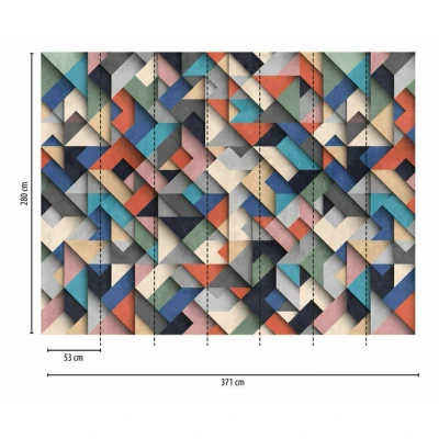 Afbeelding van AS Creation The Wall 3D Behang 38287 1