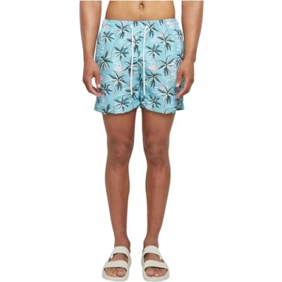 Afbeelding van Urban Classics Pattern Zwemshorts, Heren, Maat: Large, Tropical bird aop