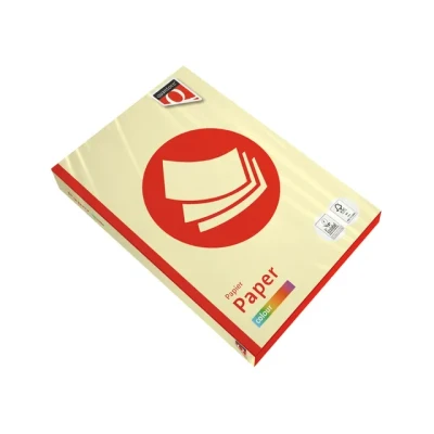 Afbeelding van Quantore Kopieerpapier A3 80gr kanariegeel 500vel Pak a 500 vel 5 stuks