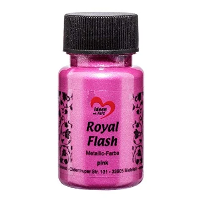 Afbeelding van Royal Flash, acrylverf, metallic, met fijnste glitterdeeltjes, 50 ml (roze)