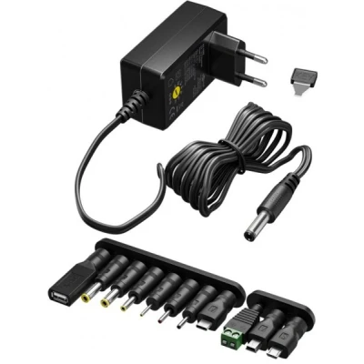 Afbeelding van Universele voeding 3 V 12 V, max. 7,2 W, A Goobay