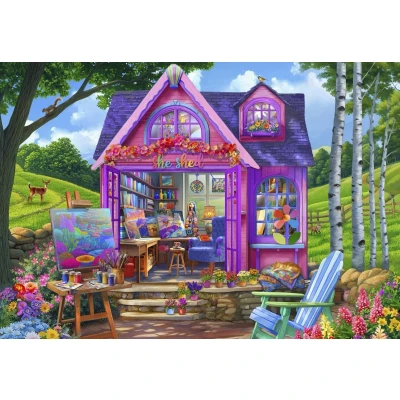 Afbeelding van Bluebird Puzzle She Shed Studio 1000 Teile.