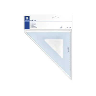 Afbeelding van Staedtler Mars 567 31 45 Set Vierkant 32 cm 45/45 Graden Blauw