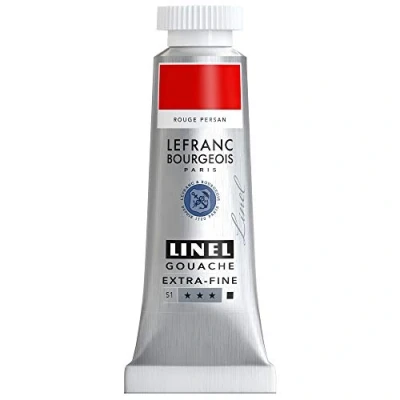Afbeelding van Lefranc &amp; Bourgeois Linel Gouache Extra Fine Persian Red 170 14ml