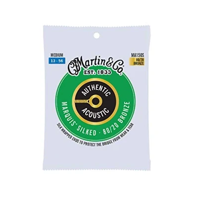 Afbeelding van Martin Strings MA150S Authentic Acoustic Silked 80/20 Bronze