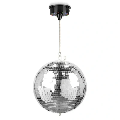 Afbeelding van Fuzzix MB30ML Discobal 30 cm met motor op batterijen en RGBW LED&#039;s