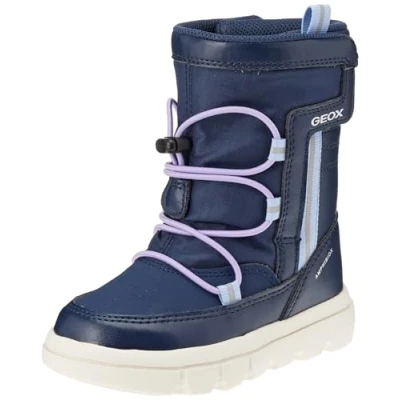 Afbeelding van Geox Meisje J Willaboom Girl B A enkellaars, Navy Sky, 28 EU
