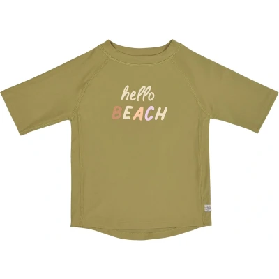 Afbeelding van Lässig Zwemshirt Rashguard Korte Mouw Splash &amp; Fun Hello Beach moss, 13 18 mnd. Maat 86
