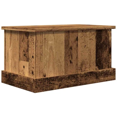 Afbeelding van vidaXL Opbergbox 30x50x28 cm bewerkt hout oud houtkleurig
