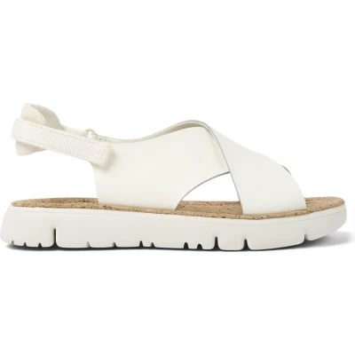 Afbeelding van Camper Oruga Sandalen, Dames, Maat: 36, Weiß Leer