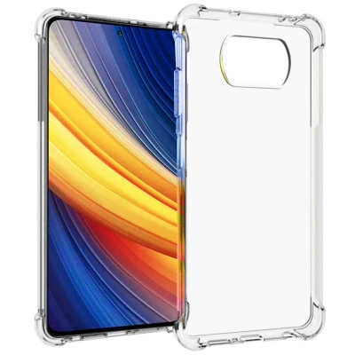 Afbeelding van Xiaomi Poco X3 Pro Hoesje Siliconen en TPU (zacht) iMoshion Softcase/Backcover Transparant Telefoonhoesje