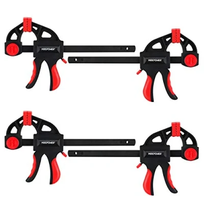 Afbeelding van Afdichtingsklem, 4 delig, spanbereik, 150 mm, snelspanklem met spanratel, maximale spankracht 100 kg